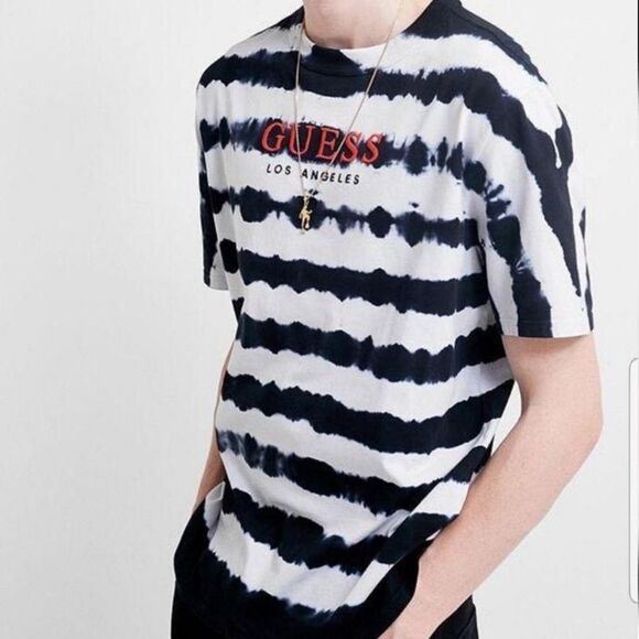 Guess Originals Tie Dye Logo Tee Size Small - Picture 1 of 10